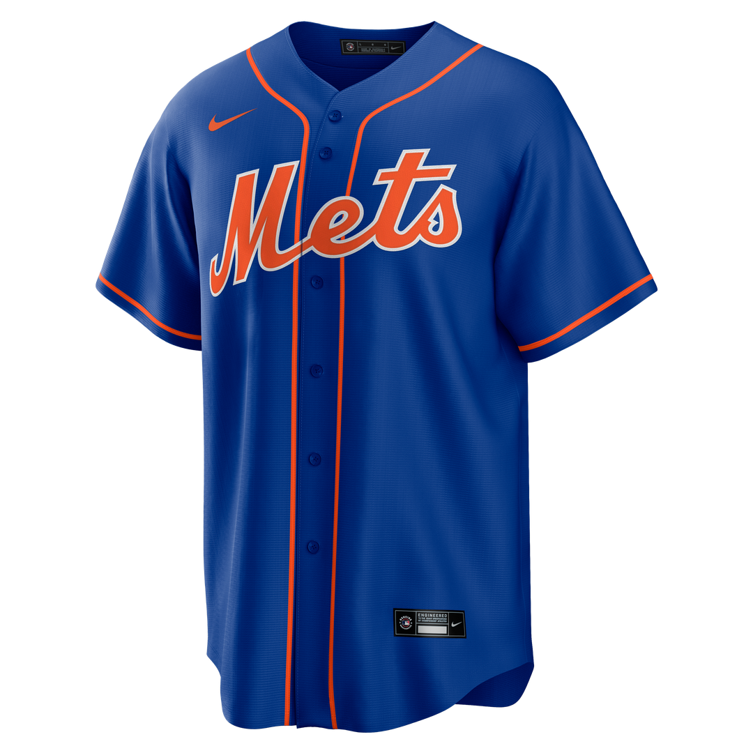 New York Mets Francisco Lindor Royal Alternate Replica Baseball Jersey | MLB Baseball Jersey