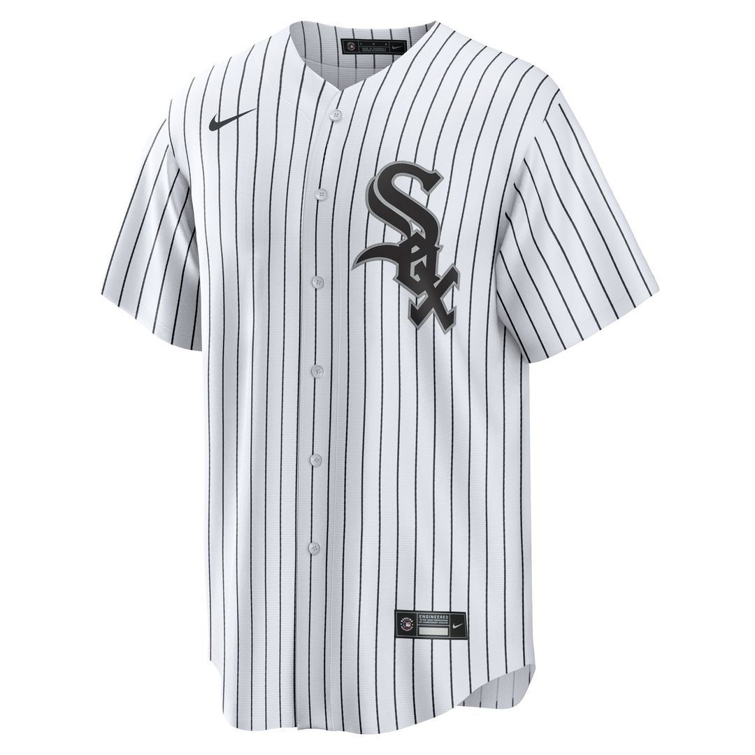 Chicago White Sox Miguel Vargas White Home Replica Baseball Jersey | MLB Baseball Jersey
