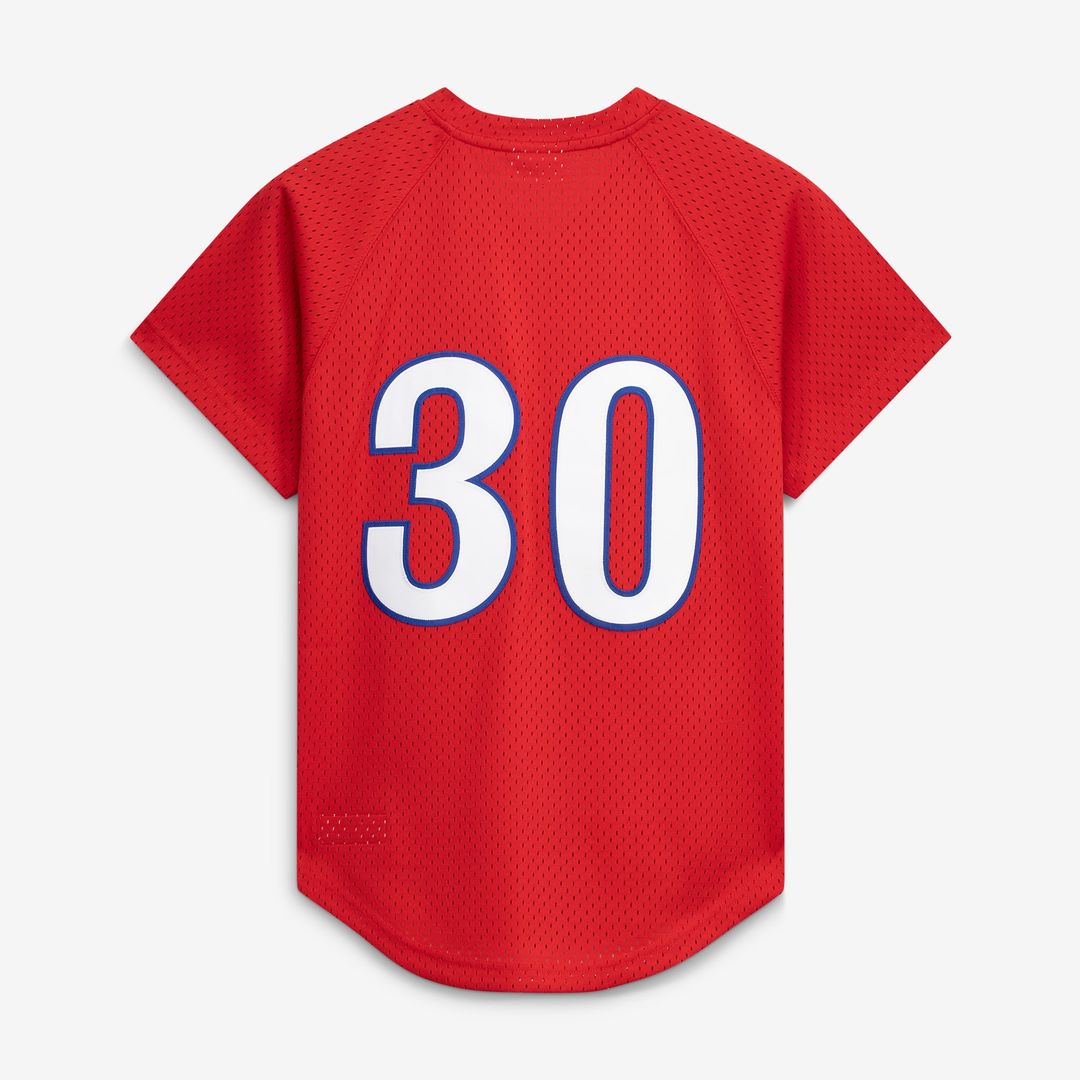 Montreal Expos Tim Raines Scarlet Authentic Batting Practice Baseball Jersey | MLB Baseball Jersey