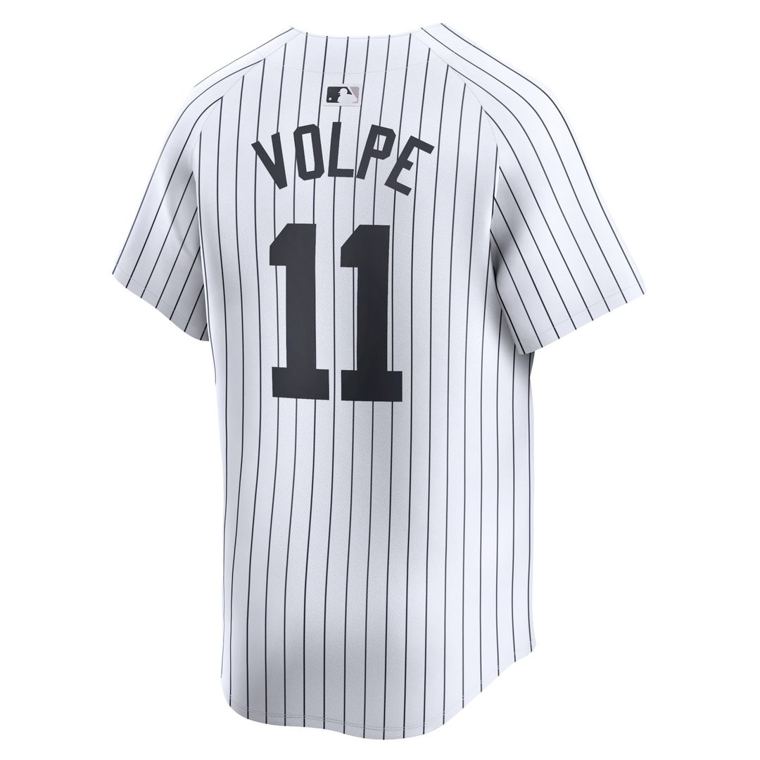 New York Yankees Anthony Volpe White Home Limited Baseball Jersey | MLB Baseball Jersey