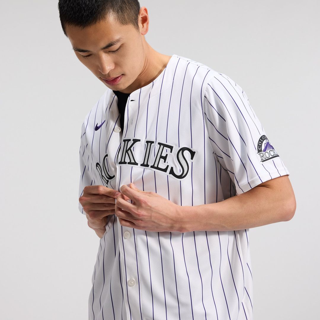 Colorado Rockies White Home Limited Baseball Jersey | MLB Baseball Jersey