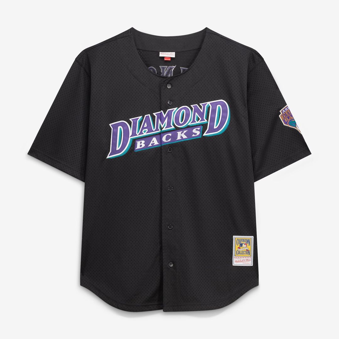 Arizona Diamondbacks Randy Johnson Black Big & Tall Cooperstown Mesh Batting Practice Baseball Jersey | MLB Baseball Jersey