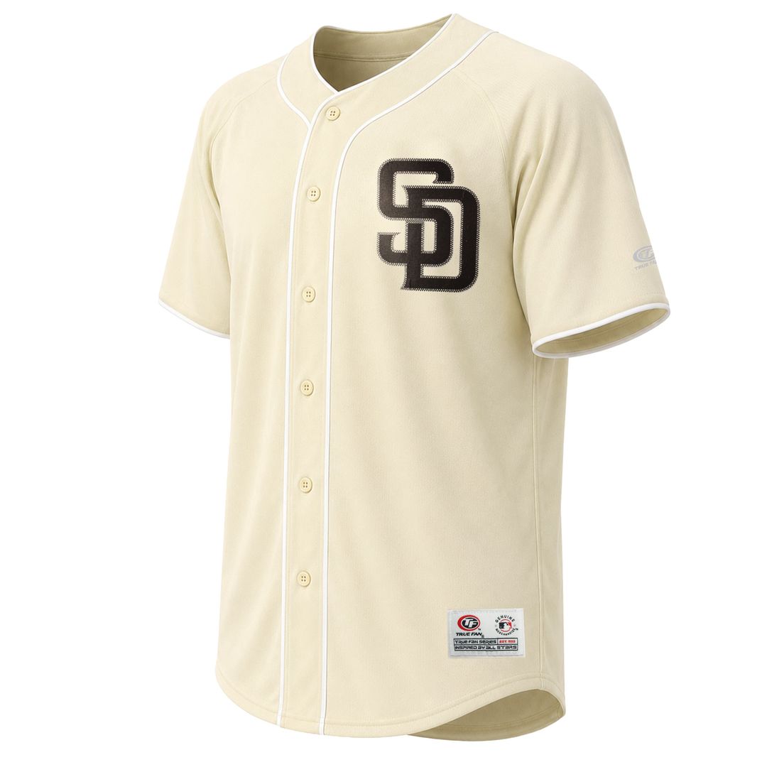 San Diego Padres Stitches Cream Fashion Baseball Jersey | MLB Baseball Jersey