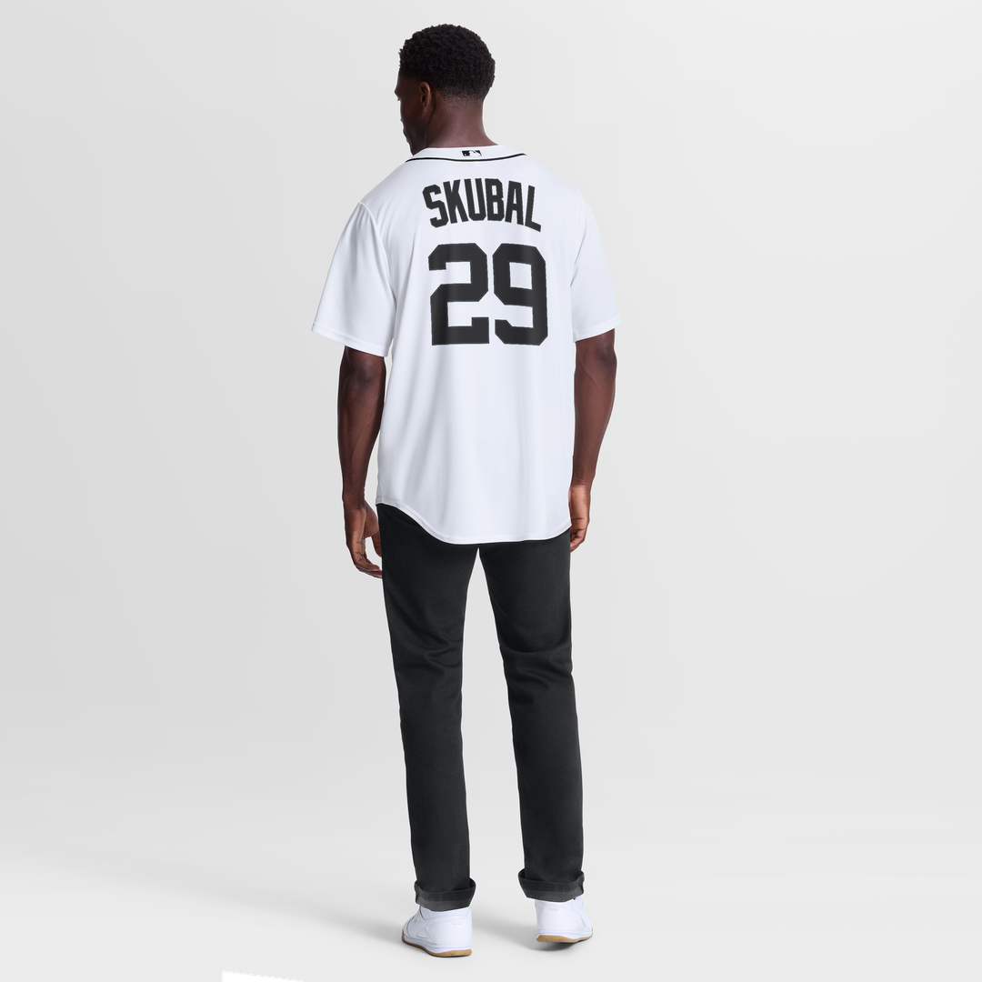 Detroit Tigers Tarik Skubal White Home Replica Baseball Jersey | MLB Baseball Jersey