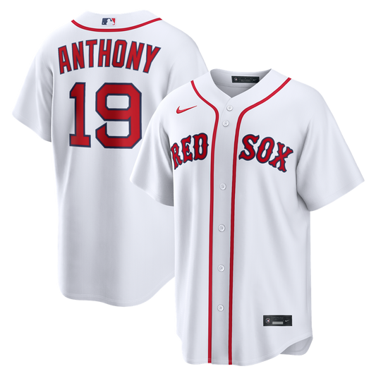 Boston Red Sox Roman Anthony White Home Replica Baseball Jersey
