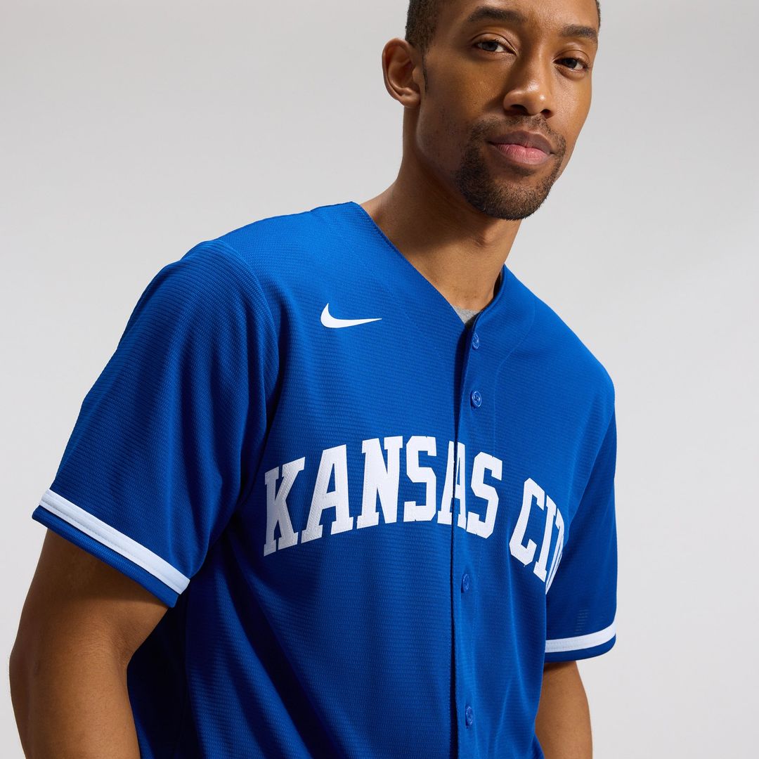 Kansas City Royals Royal Alternate Replica Team Baseball Jersey | MLB Baseball Jersey