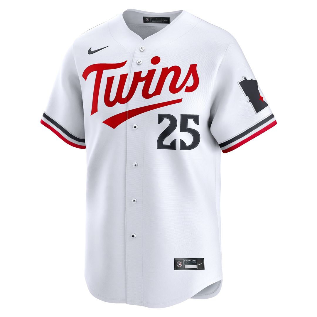 Minnesota Twins Byron Buxton White Home Limited Baseball Jersey | MLB Baseball Jersey