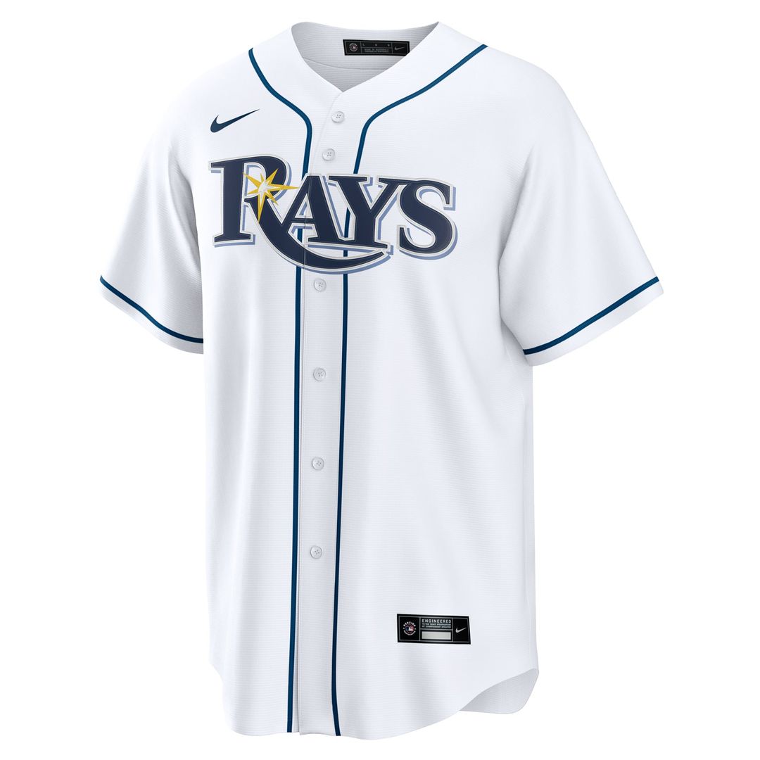 Tampa Bay Rays White Home Replica Baseball Jersey | MLB Baseball Jersey
