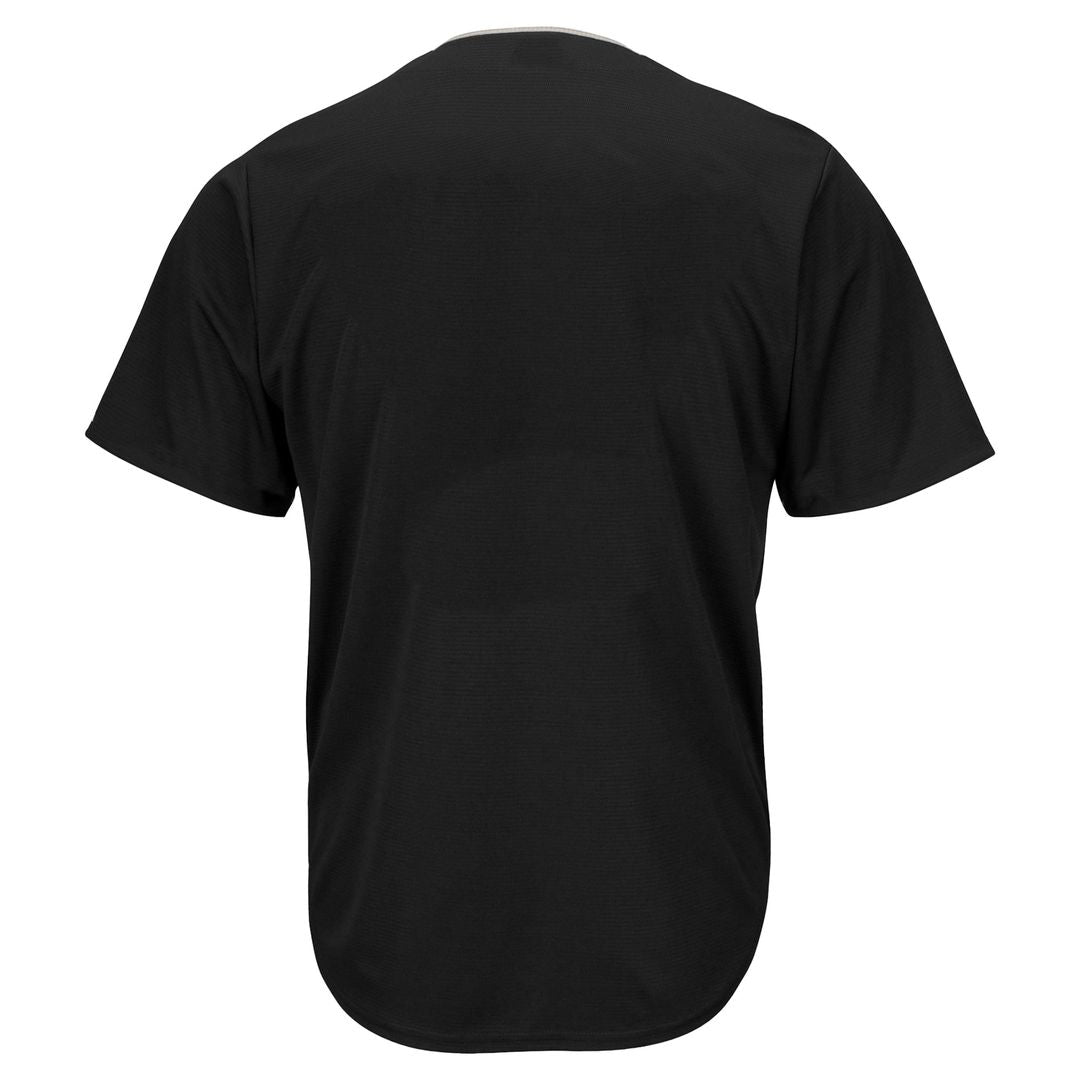 New York Mets Profile Black Big & Tall Pop Fashion Baseball Jersey | MLB Baseball Jersey