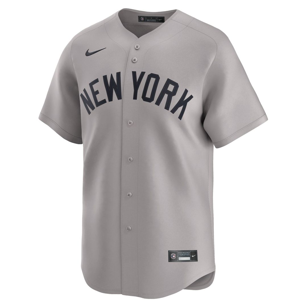 New York Yankees Anthony Volpe Gray Away Limited Baseball Jersey | MLB Baseball Jersey