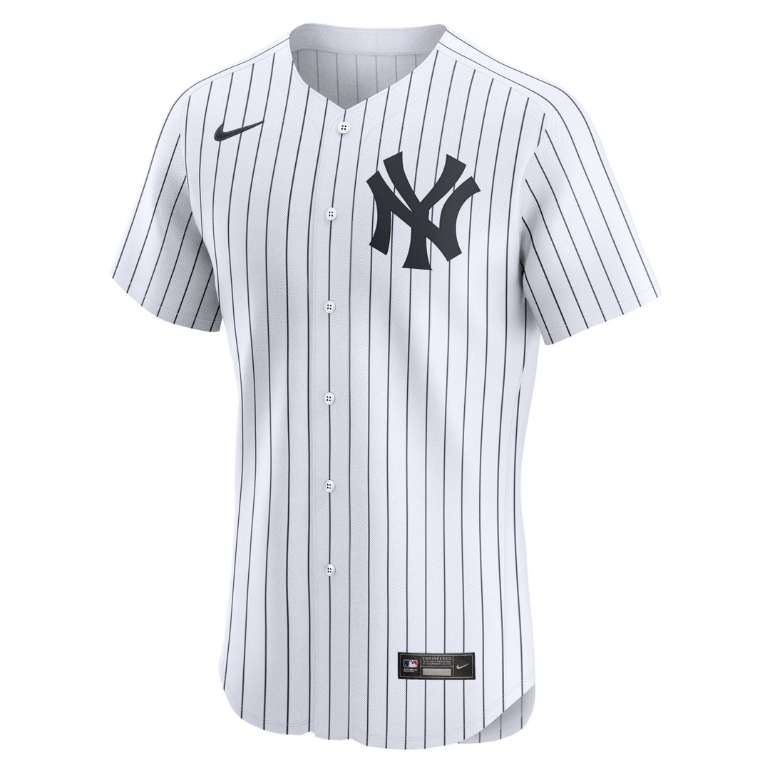 New York Yankees White Home Elite Baseball Jersey | MLB Baseball Jersey