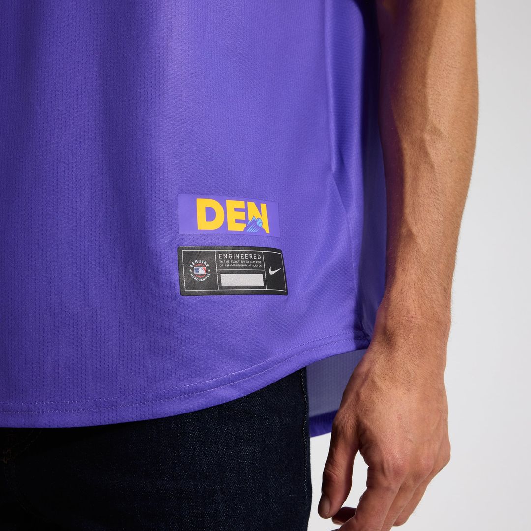 Colorado Rockies Purple/Light Blue 2025 City Connect Limited Baseball Jersey | MLB Baseball Jersey