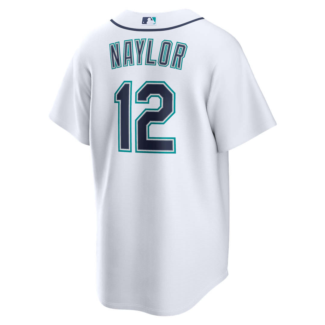 Seattle Mariners Josh Naylor White Home Replica Baseball Jersey | MLB Baseball Jersey