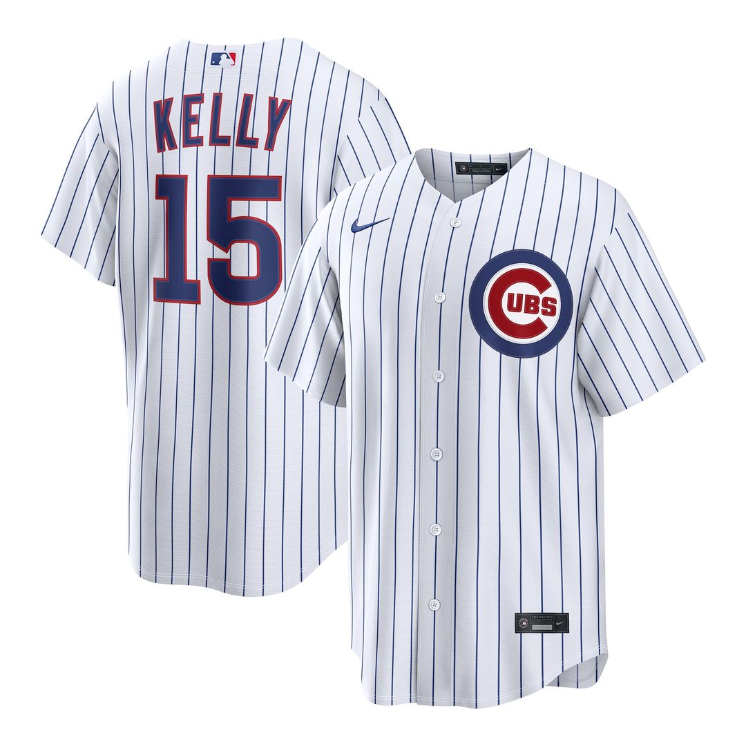 Chicago Cubs Carson Kelly White Home Replica Baseball Jersey