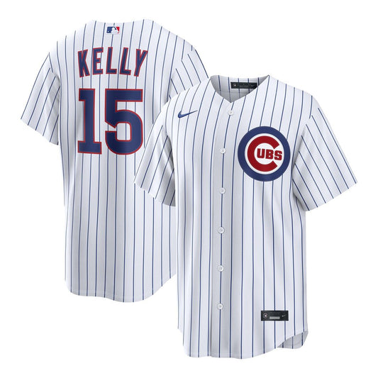 Chicago Cubs Carson Kelly White Home Replica Baseball Jersey