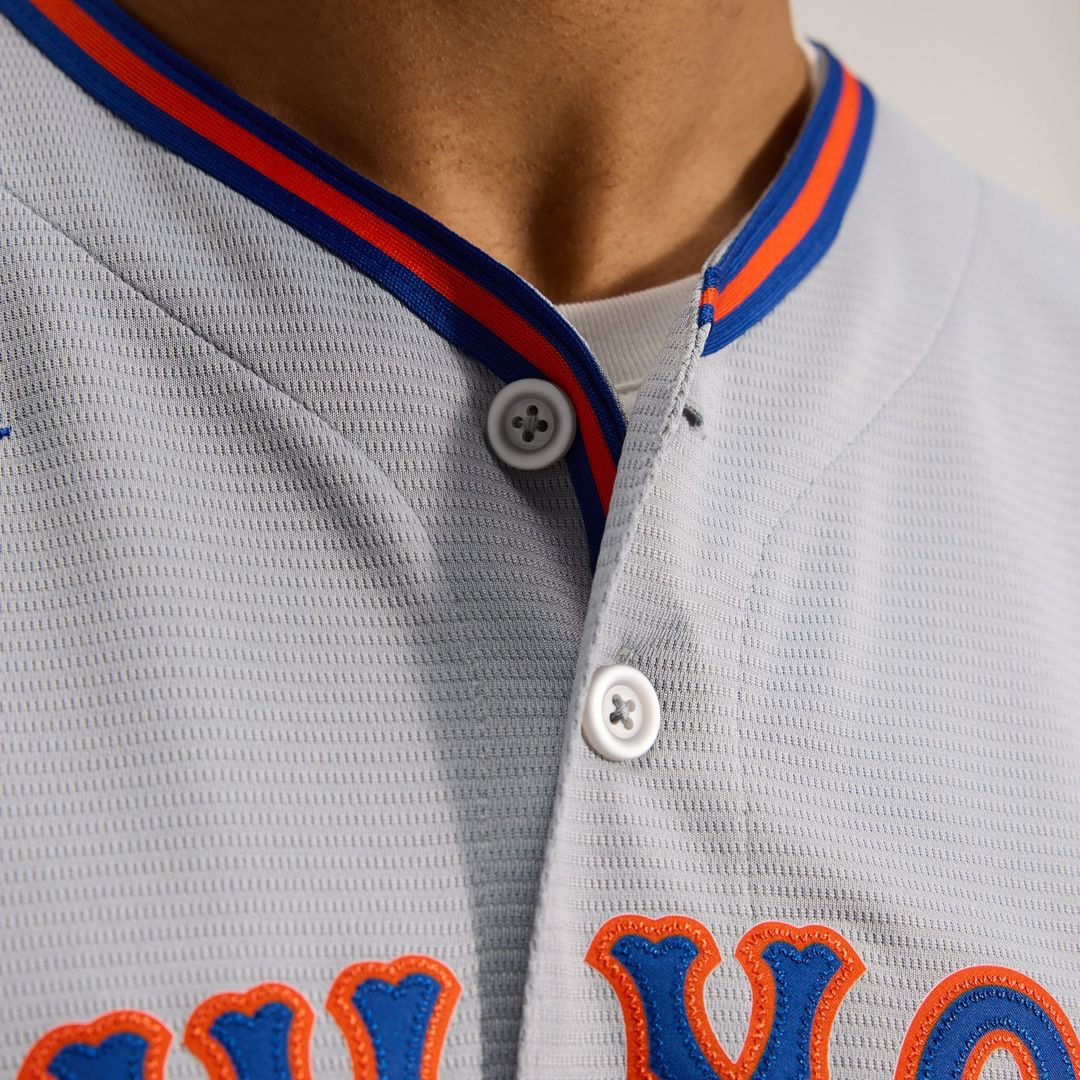 New York Mets Juan Soto Gray Road Replica Baseball Jersey | MLB Baseball Jersey
