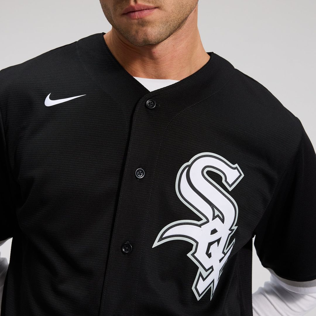 Chicago White Sox Black Alternate Replica Team Baseball Jersey | MLB Baseball Jersey