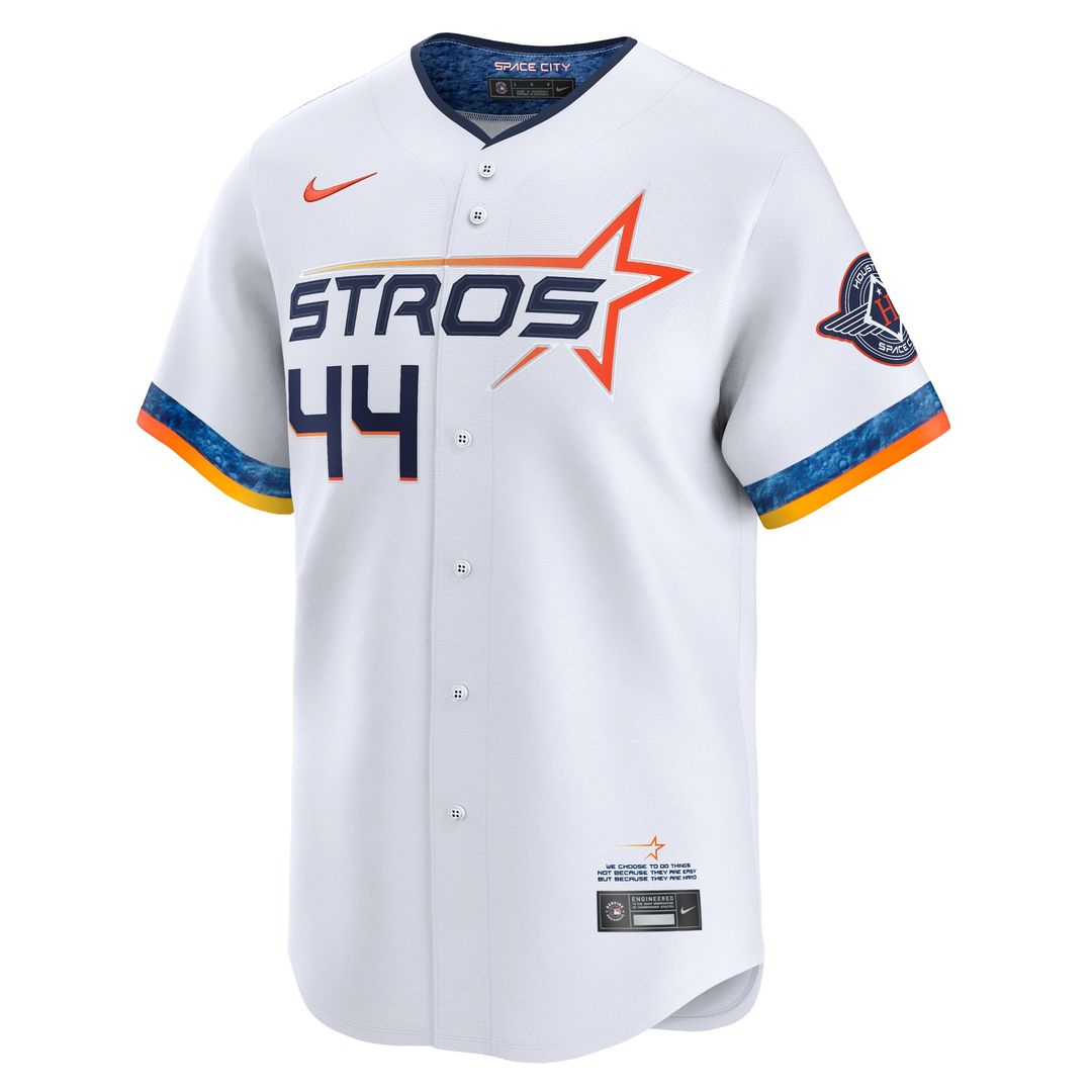 Houston Astros Yordan Alvarez White 2025 City Connect Limited Baseball Jersey | MLB Baseball Jersey