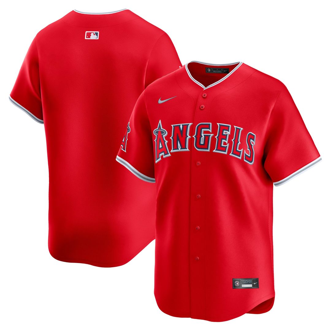 Los Angeles Angels Red Alternate Limited Baseball Jersey