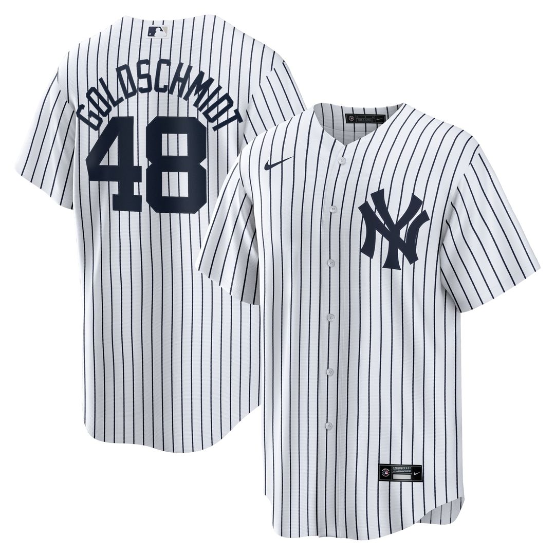 New York Yankees Paul Goldschmidt White Home Replica Baseball Jersey