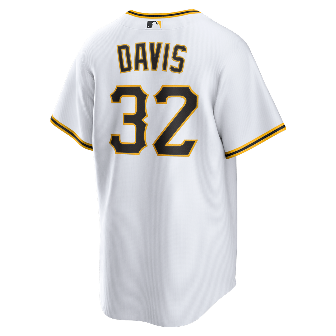 Pittsburgh Pirates Henry Davis White Home Replica Baseball Jersey | MLB Baseball Jersey