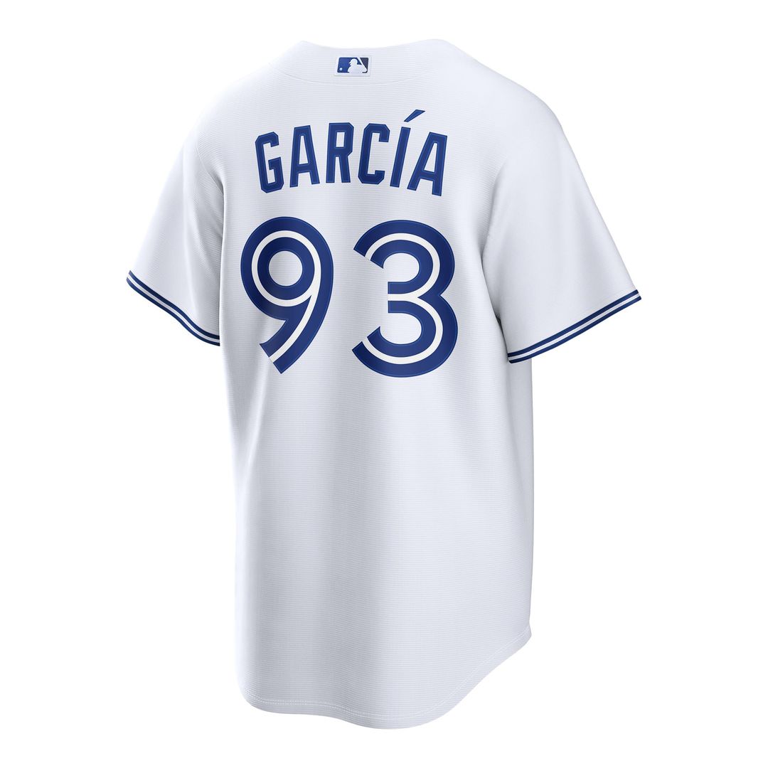 Toronto Blue Jays Yimi García White Home Replica Baseball Jersey | MLB Baseball Jersey