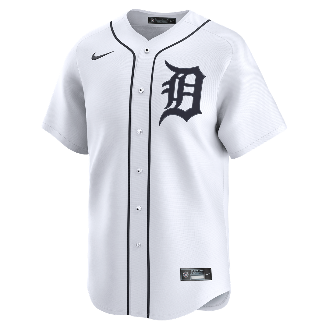 Detroit Tigers Tarik Skubal White Home Limited Baseball Jersey | MLB Baseball Jersey