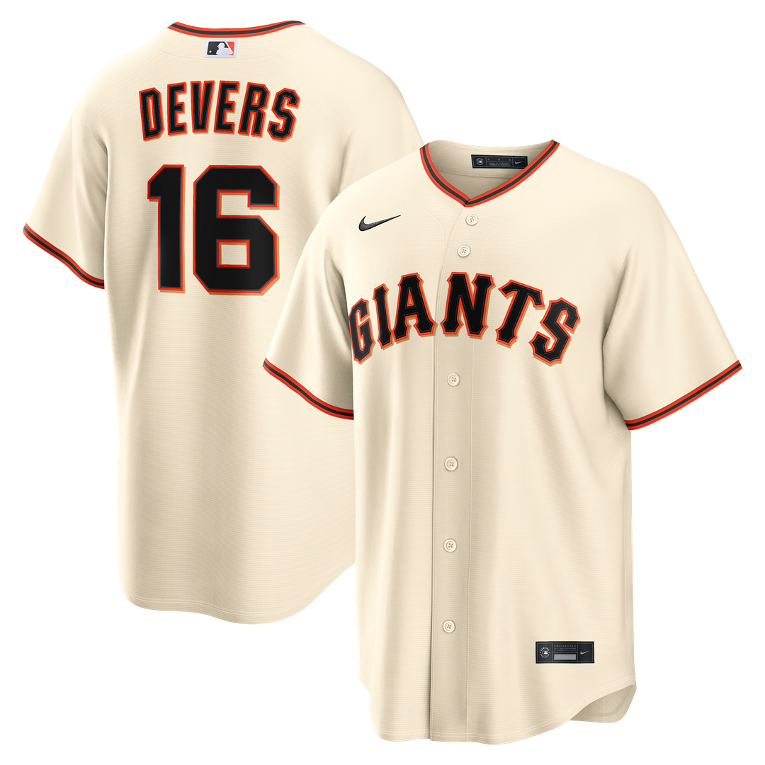 San Francisco Giants Rafael Devers Cream Home Replica Baseball Jersey