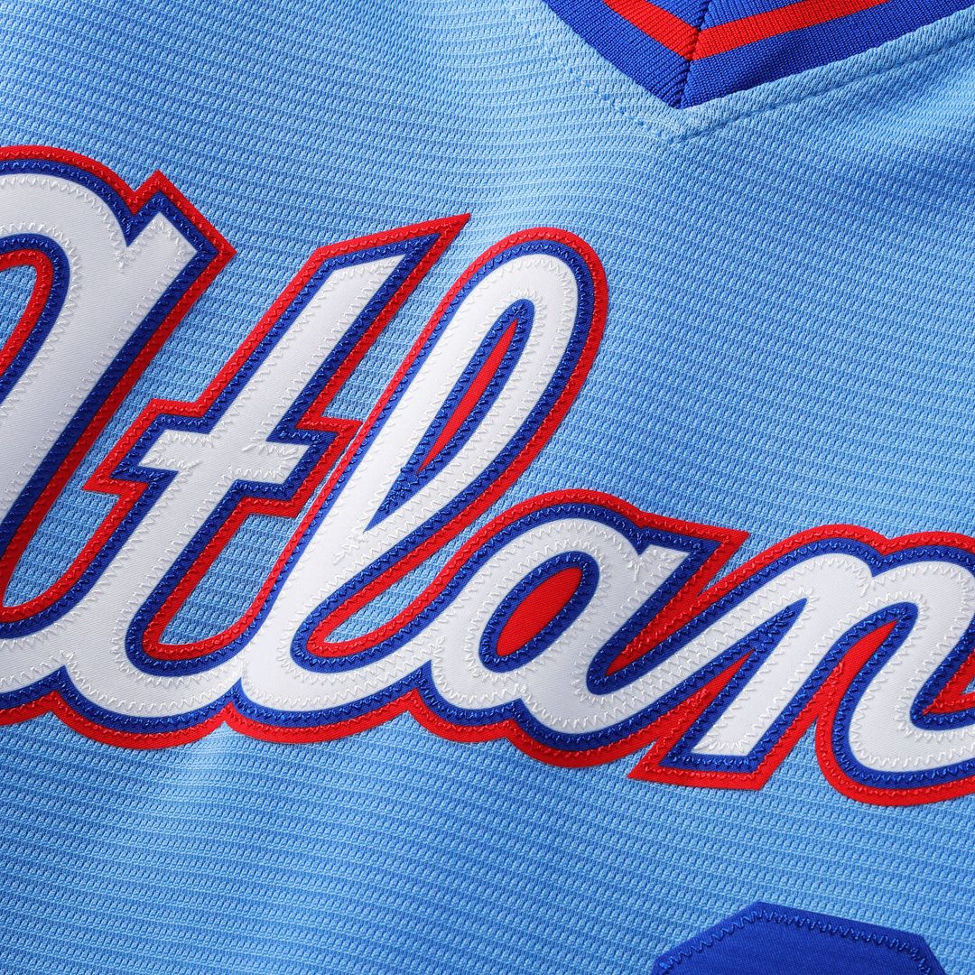 Atlanta Braves Austin Riley Powder Blue 2026 City Connect Stadium Baseball Jersey | MLB Baseball Jersey
