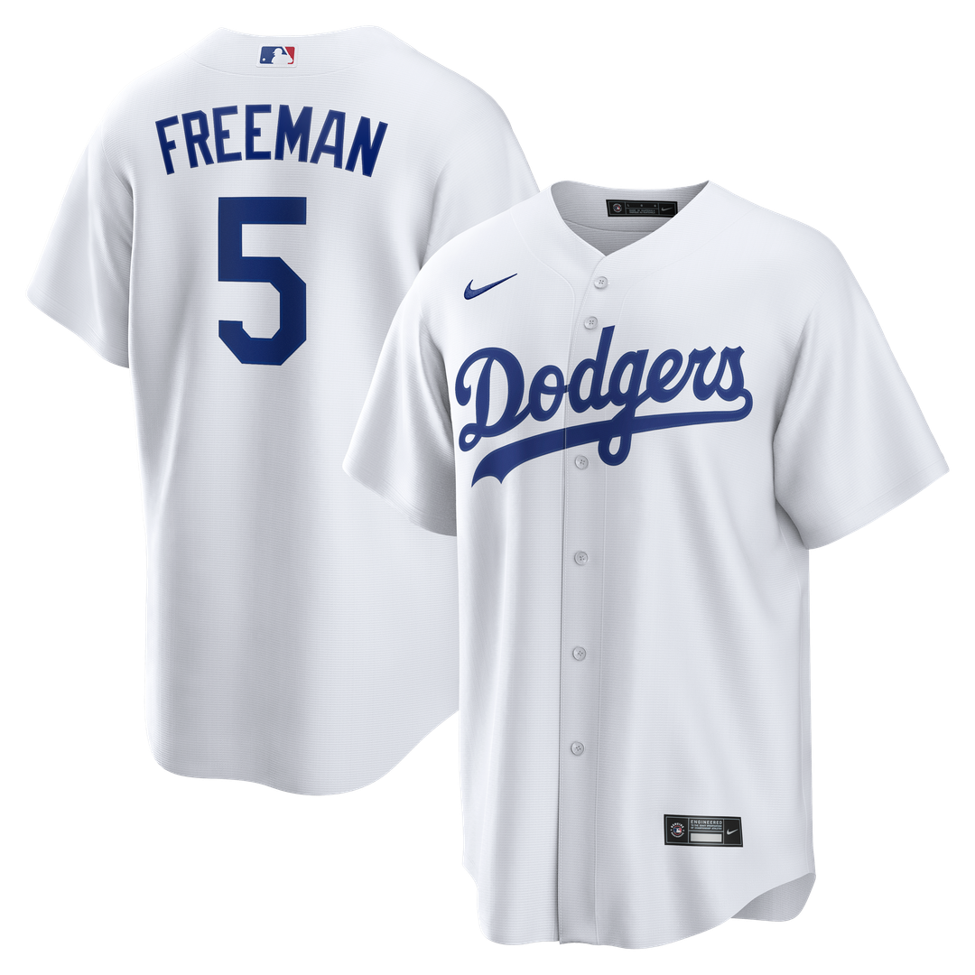 Los Angeles Dodgers Freddie Freeman White Home Replica Baseball Jersey