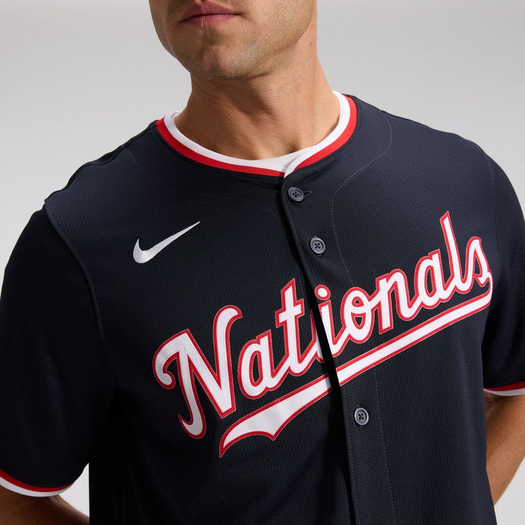 Washington Nationals James Wood Navy Alternate Limited Baseball Jersey | MLB Baseball Jersey