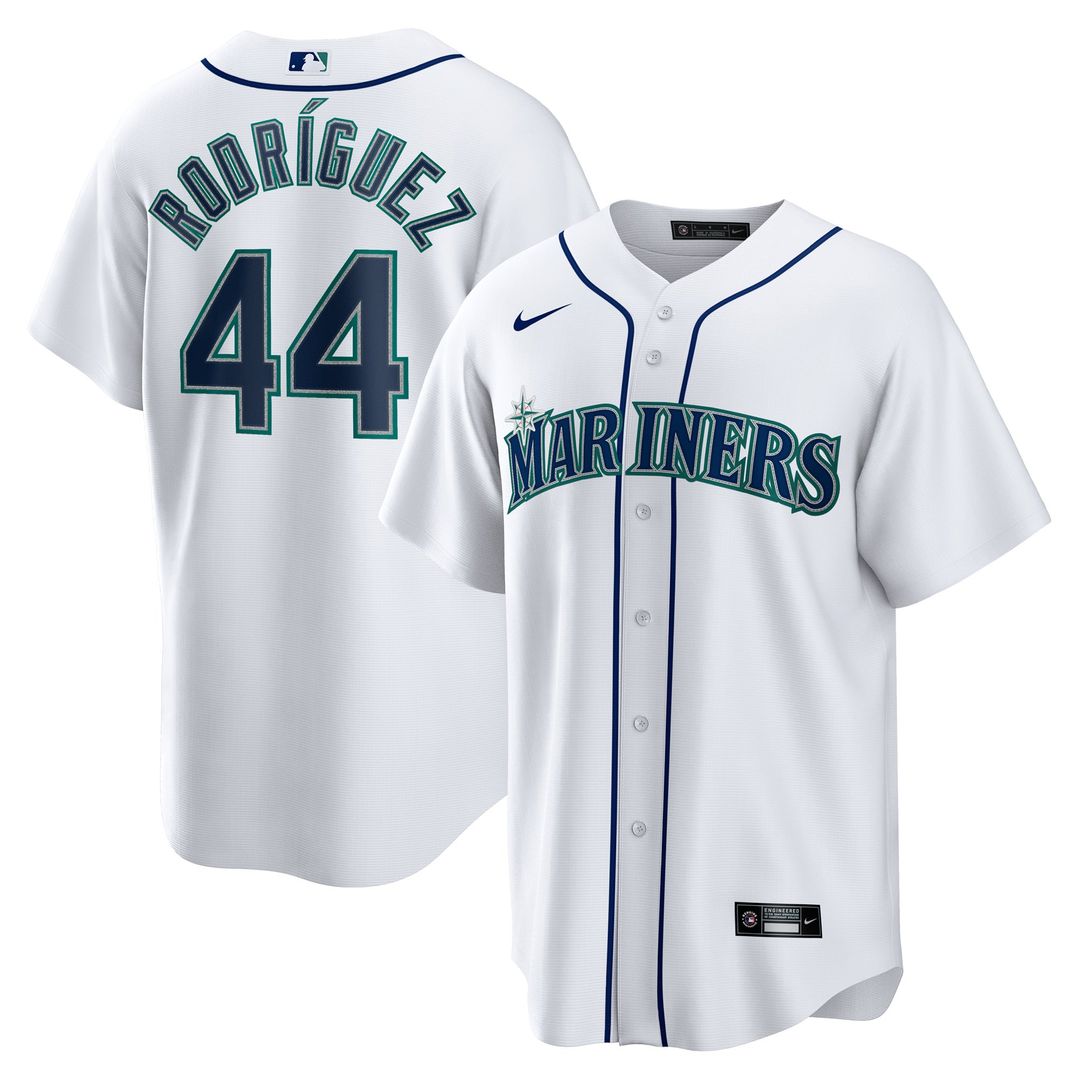 Seattle Mariners Julio Rodriguez White Home Replica Baseball Jersey
