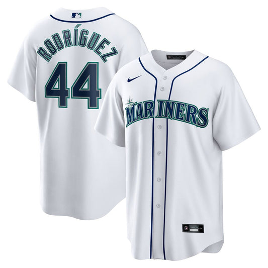 Seattle Mariners Julio Rodriguez White Home Replica Baseball Jersey