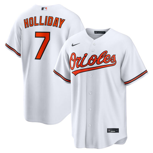 Baltimore Orioles Jackson Holliday White Home Replica Baseball Jersey