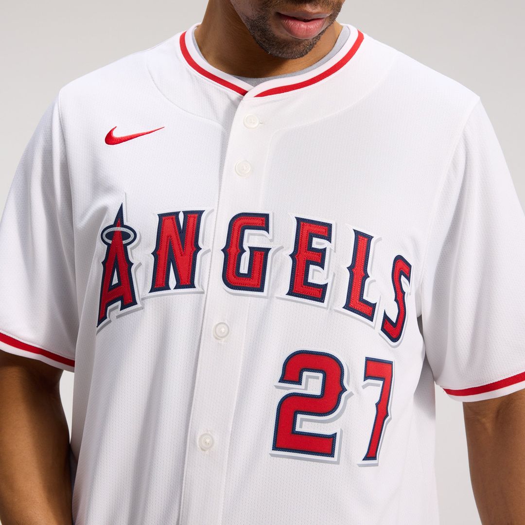 Los Angeles Angels Mike Trout White Home Limited Baseball Jersey | MLB Baseball Jersey