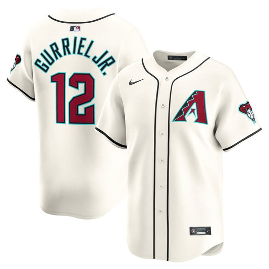 Arizona Diamondbacks Lourdes Gurriel Jr. Cream Home Limited Baseball Jersey