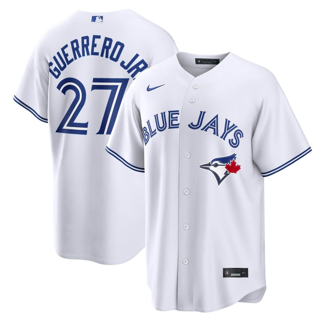 Toronto Blue Jays Vladimir Guerrero Jr. White Home Replica Baseball Jersey