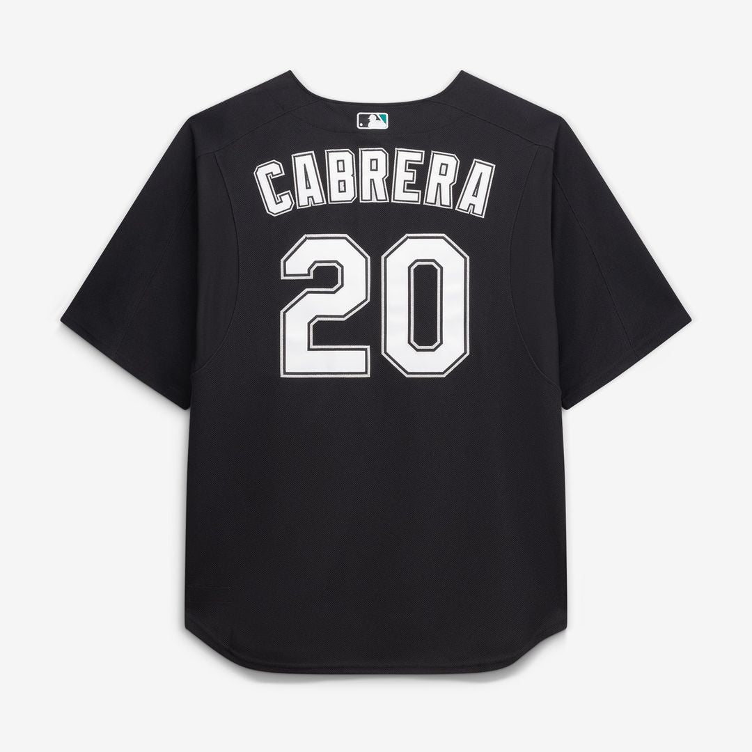 Miami Marlins Miguel Cabrera Black Big & Tall Cooperstown Mesh Batting Practice Baseball Jersey | MLB Baseball Jersey