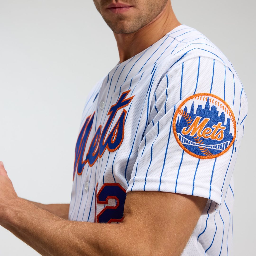 New York Mets Francisco Lindor White Home Authentic Baseball Jersey | MLB Baseball Jersey