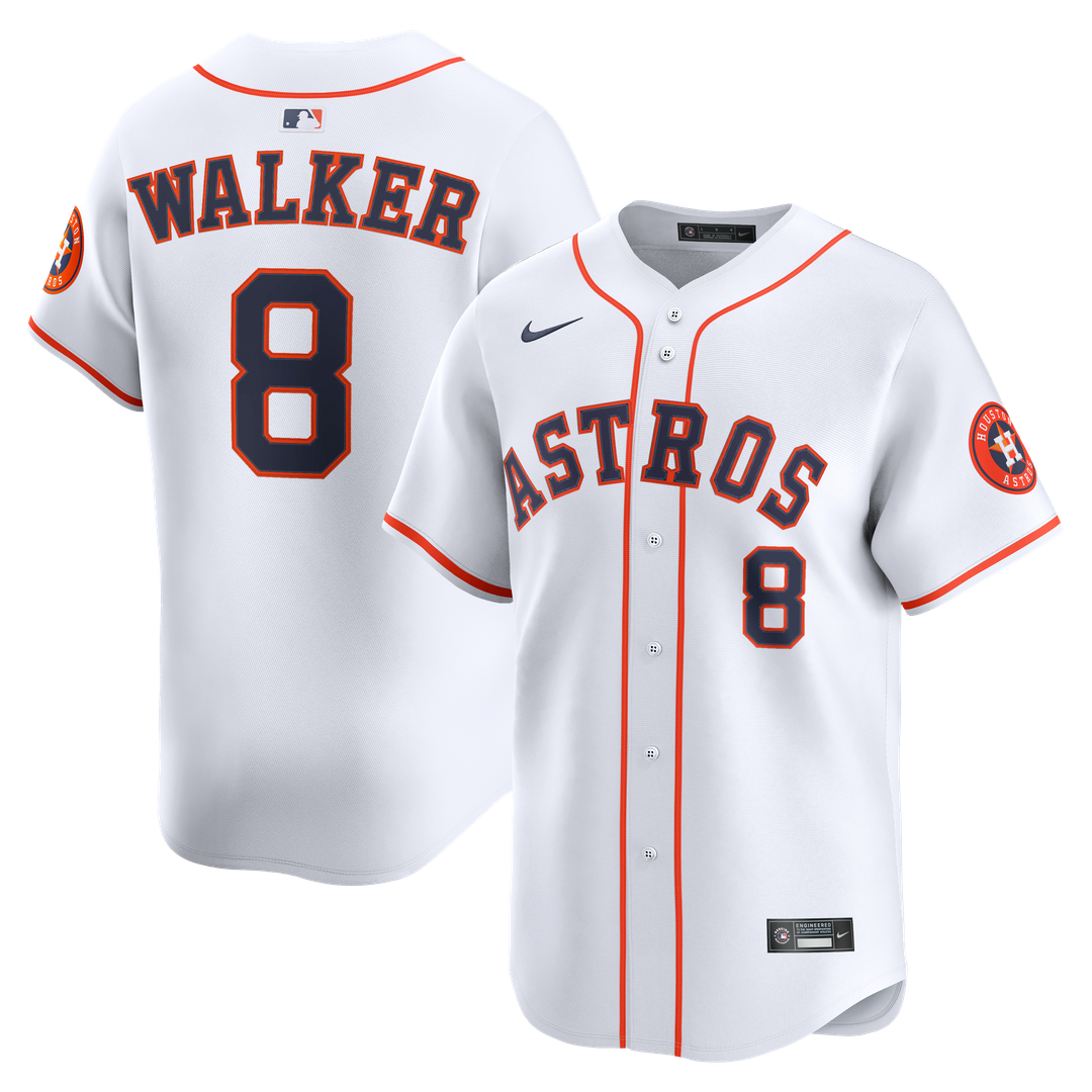 Houston Astros Christian Walker White Home Limited Baseball Jersey