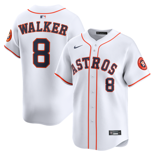 Houston Astros Christian Walker White Home Limited Baseball Jersey