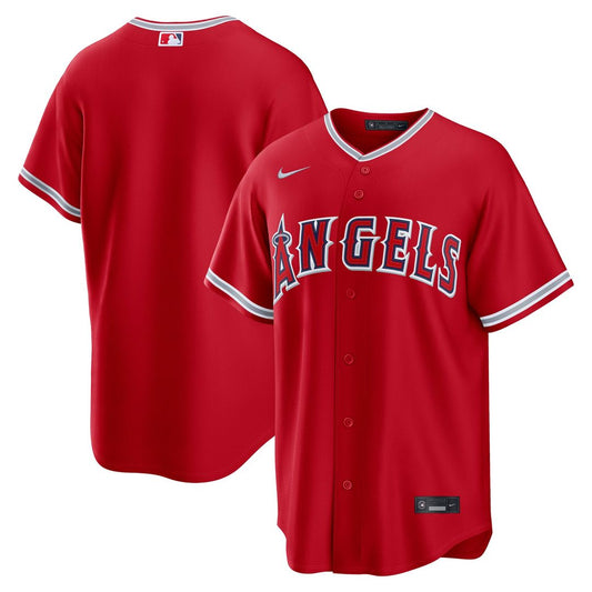 Los Angeles Angels Red Alternate Replica Baseball Jersey