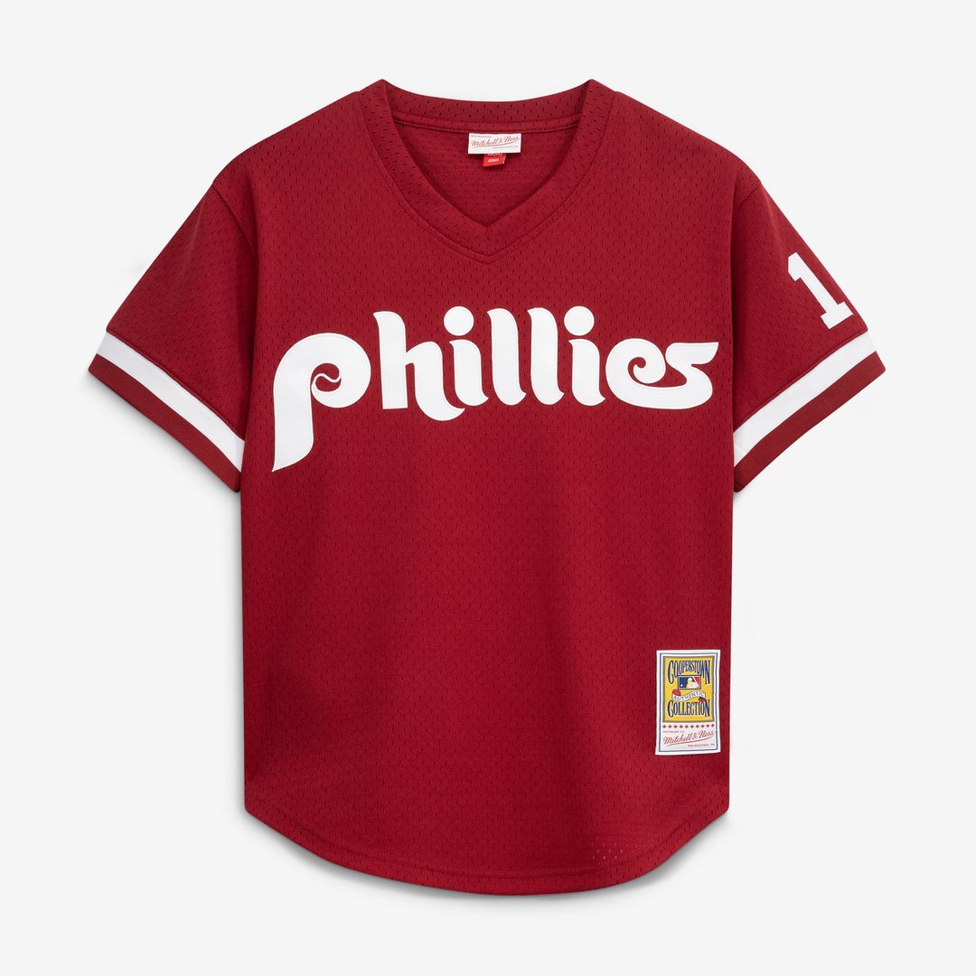Philadelphia Phillies Darren Daulton Scarlet Authentic Batting Practice Baseball Jersey | MLB Baseball Jersey