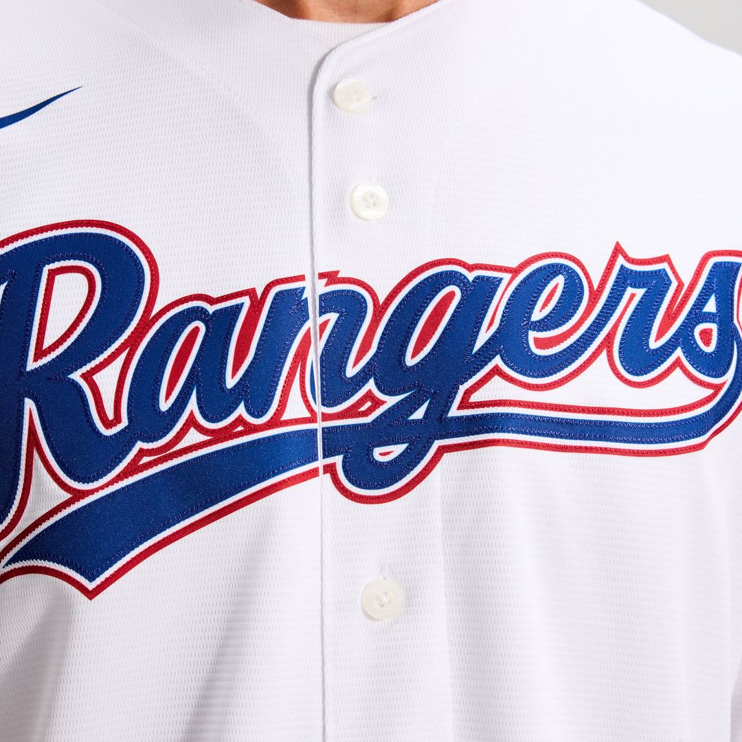 Texas Rangers White Home Replica Team Baseball Jersey | MLB Baseball Jersey