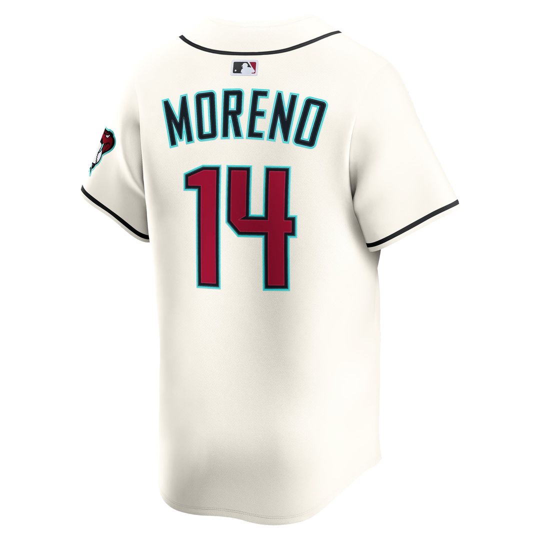 Arizona Diamondbacks Gabriel Moreno Cream Home Limited Baseball Jersey | MLB Baseball Jersey