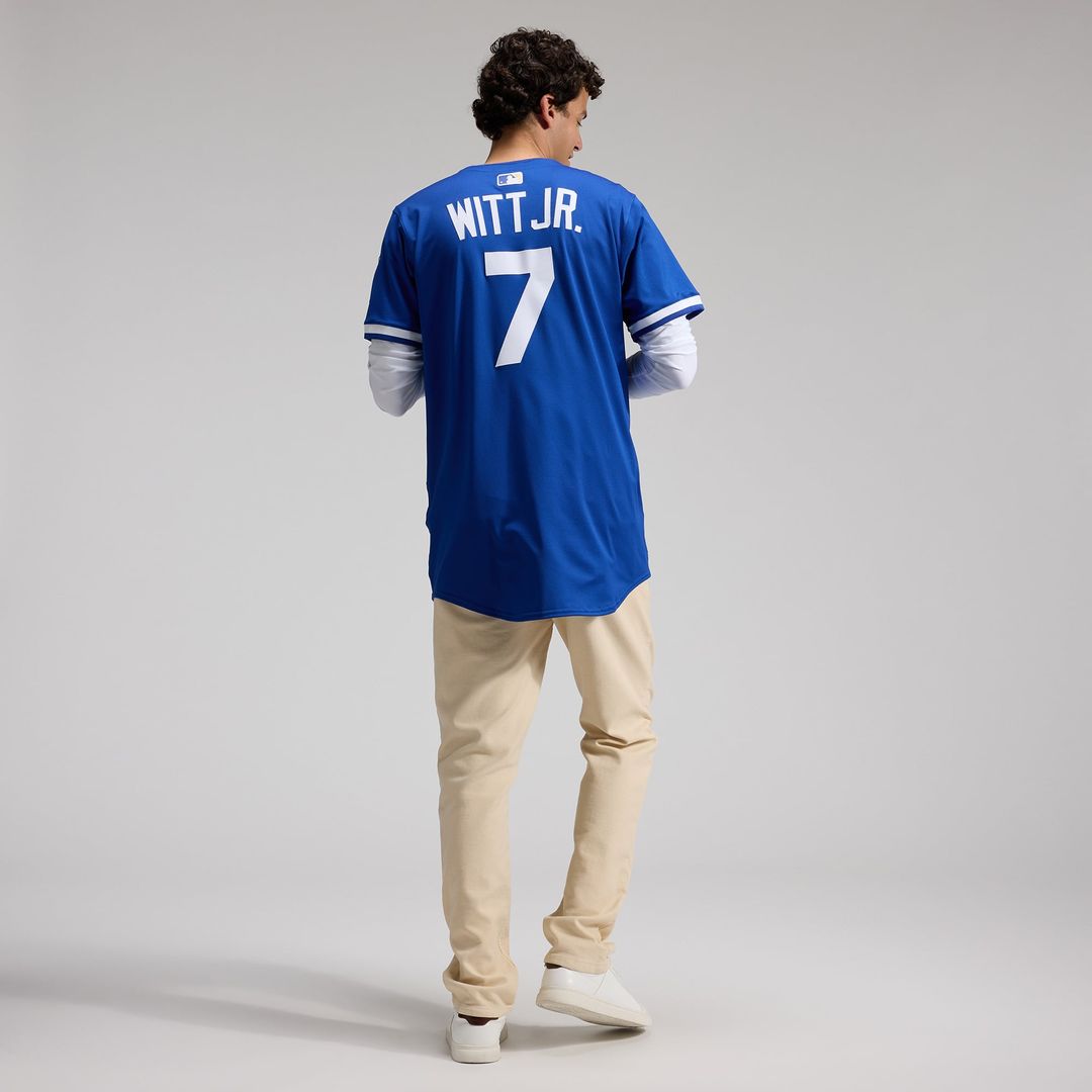 Kansas City Royals Bobby Witt Jr. Royal Alternate 2 Elite Baseball Jersey | MLB Baseball Jersey