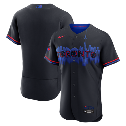 Toronto Blue Jays Navy City Connect Authentic Baseball Jersey