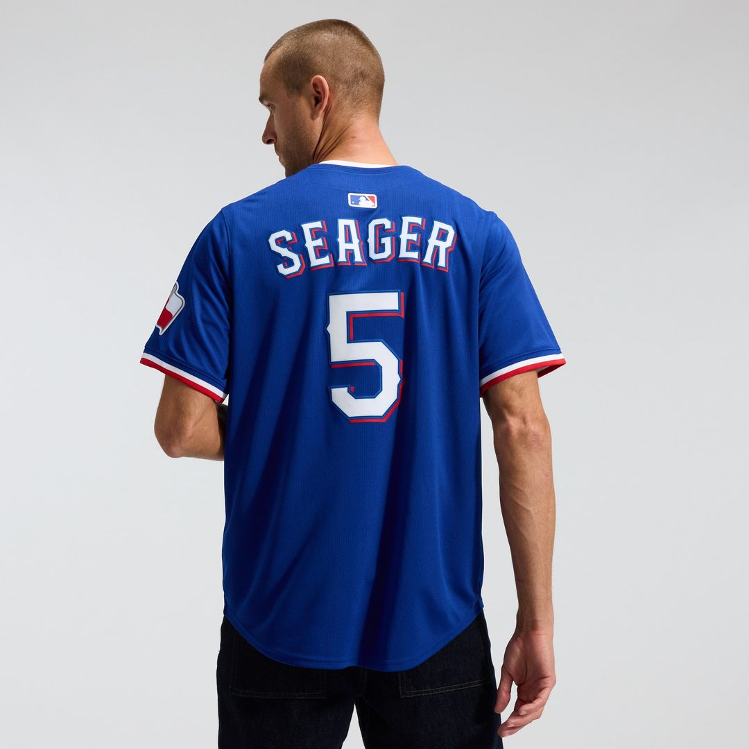 Texas Rangers Corey Seager Royal Alternate 2 Limited Baseball Jersey | MLB Baseball Jersey