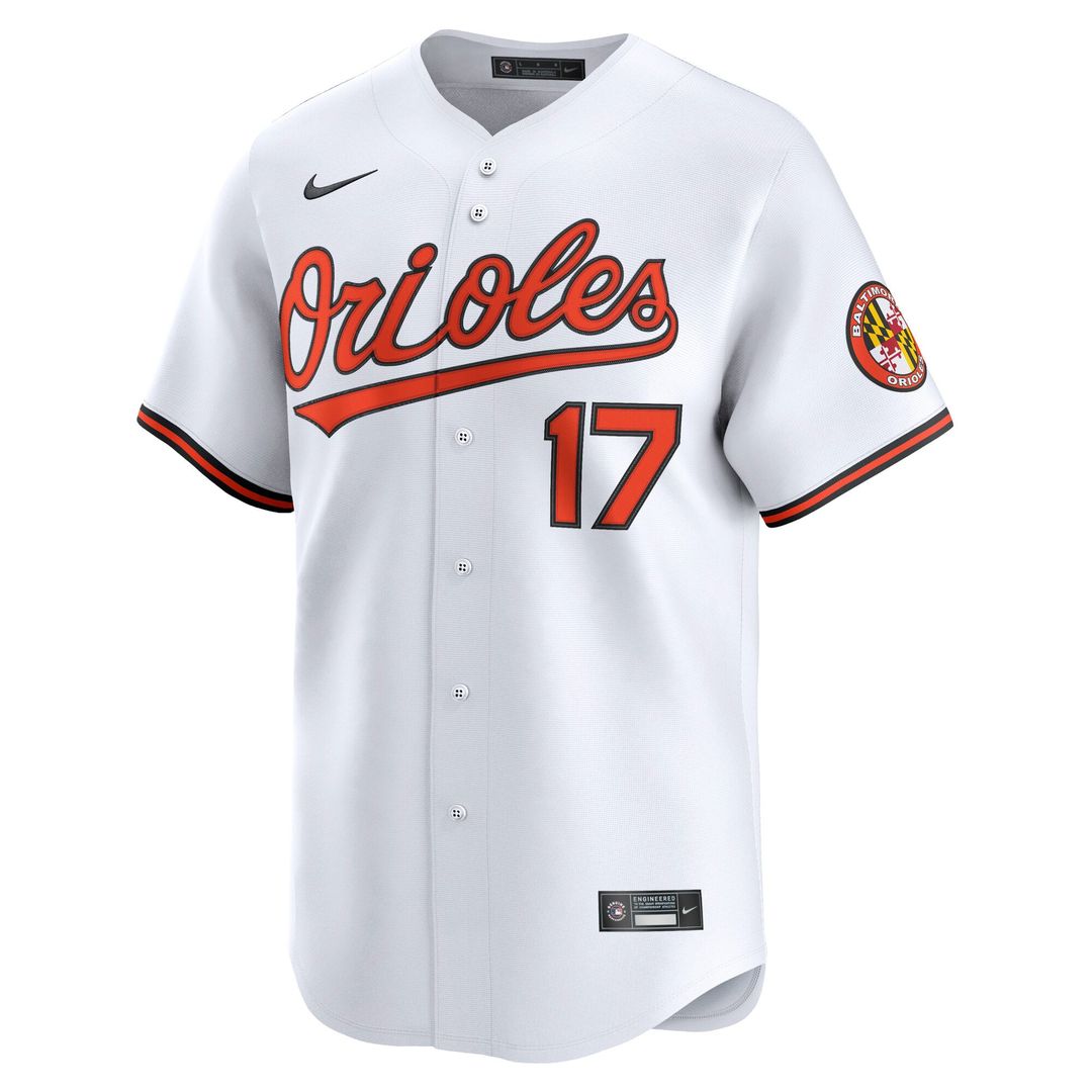 Baltimore Orioles Colton Cowser White Home Limited Baseball Jersey | MLB Baseball Jersey
