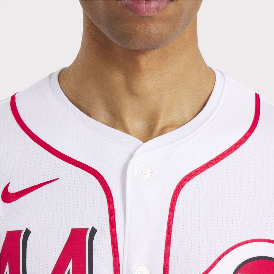 Cincinnati Reds Elly De La Cruz White Home Limited Baseball Jersey | MLB Baseball Jersey